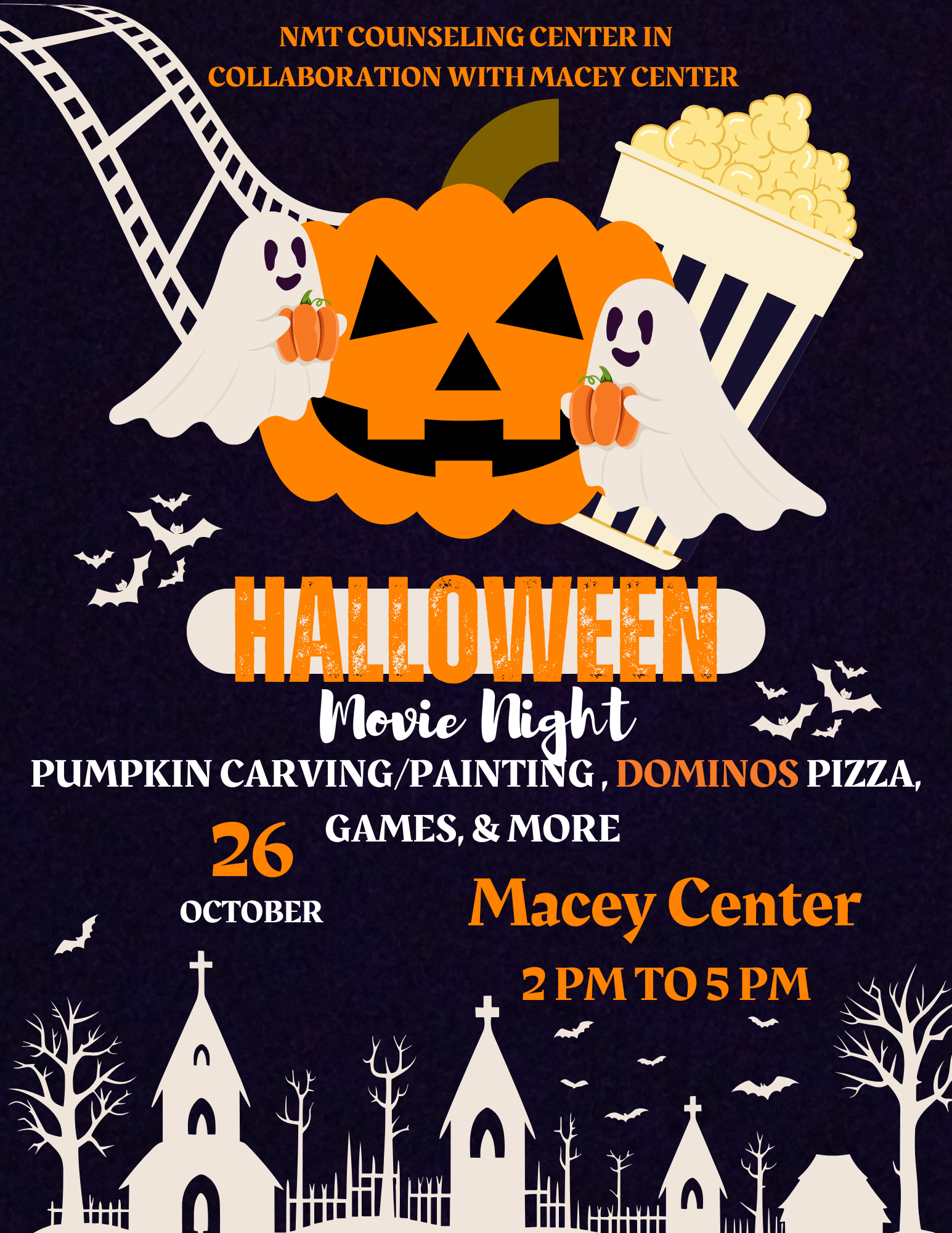 Halloween night flyer