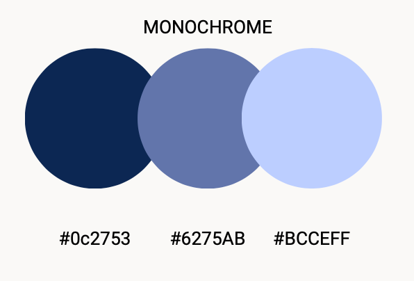 Image of NMT Monochrome color palette