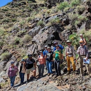 lemitar-mountain1 Group photo of Minerals Camp participants