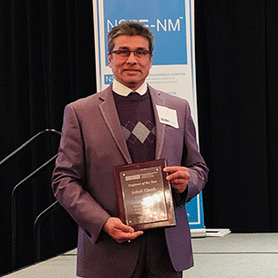 Image of Dr. Ashok Ghosh with his major award