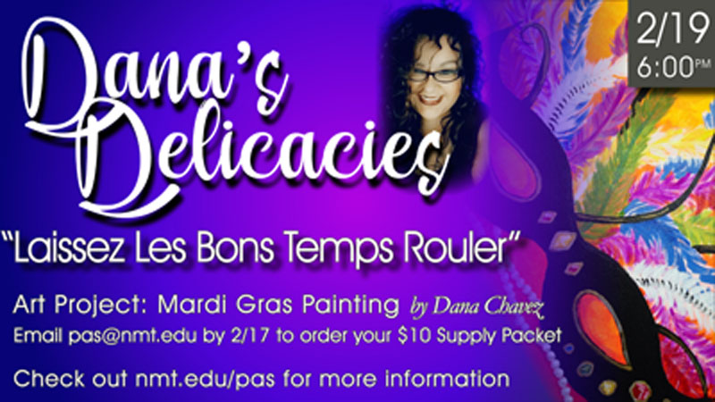 Dana's Delicacies Mardi Gras Painting