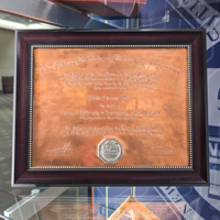 Explosively Created Ph.D. Copper Diplomas