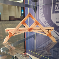 First-Year Student Project – Balsa Wood Bridge