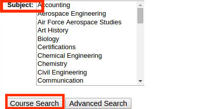 Course Search