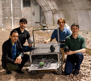 Dr. Mostafa Hassanalian and Mine Drone Team