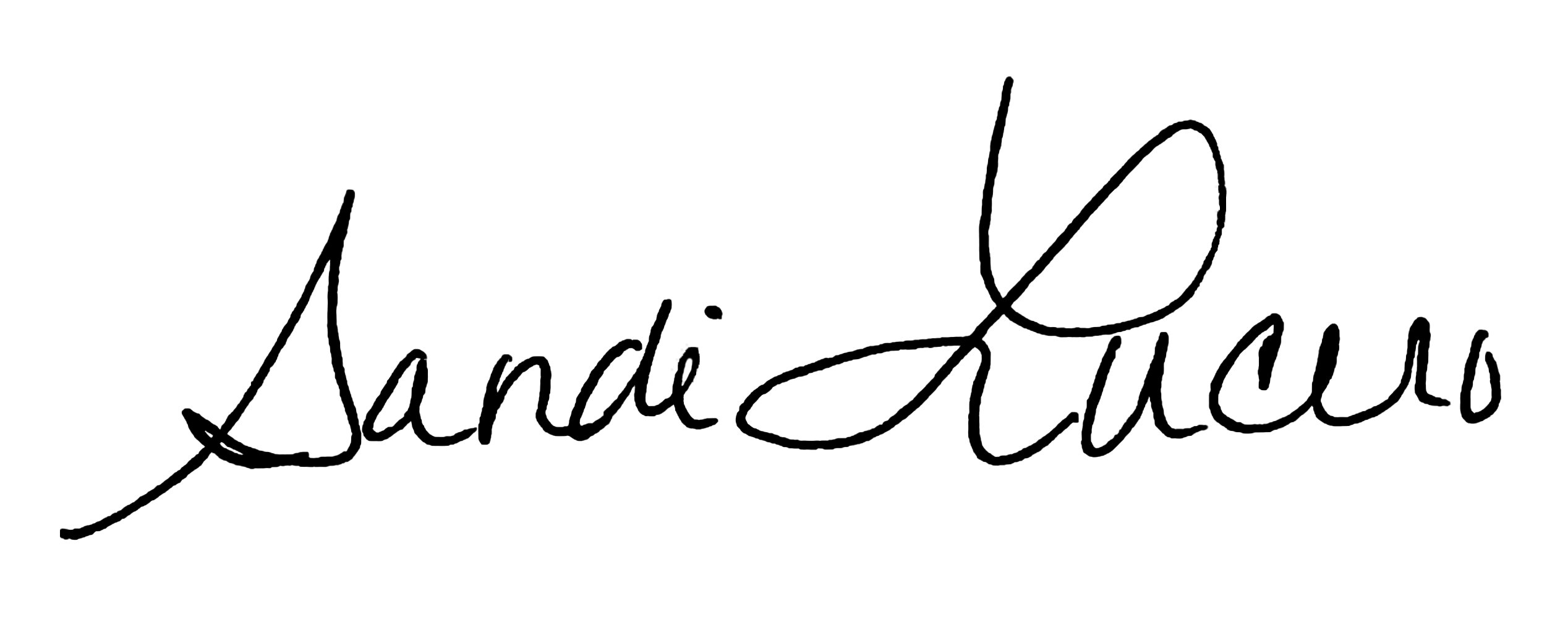 Sandi Lucero signature