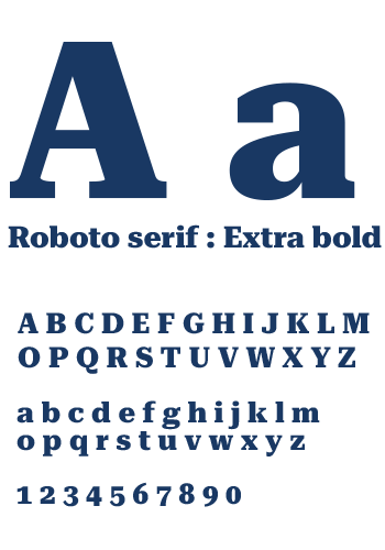 Roboto serif Extra bold