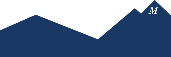 Techie Blue half M mountain brand icon