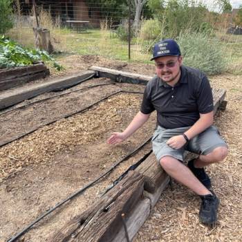 chris-microgreens Christopher Nance in NMT Garden