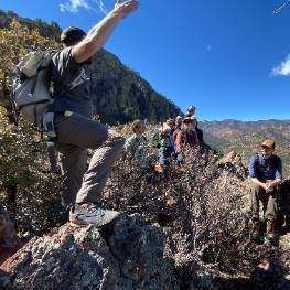 EES group atop Water Canyon Mesa