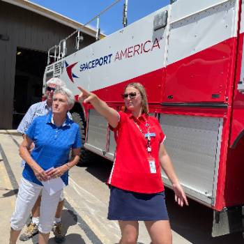 Tech alums at Spaceport America