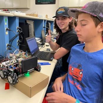 STEM Academy students