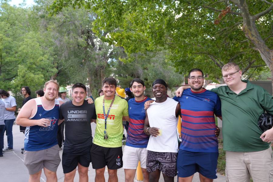 New friends at the fiesta