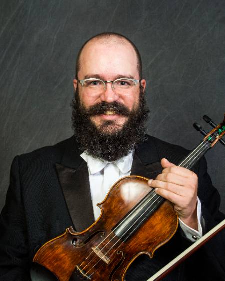 Eric Sewell with his violin