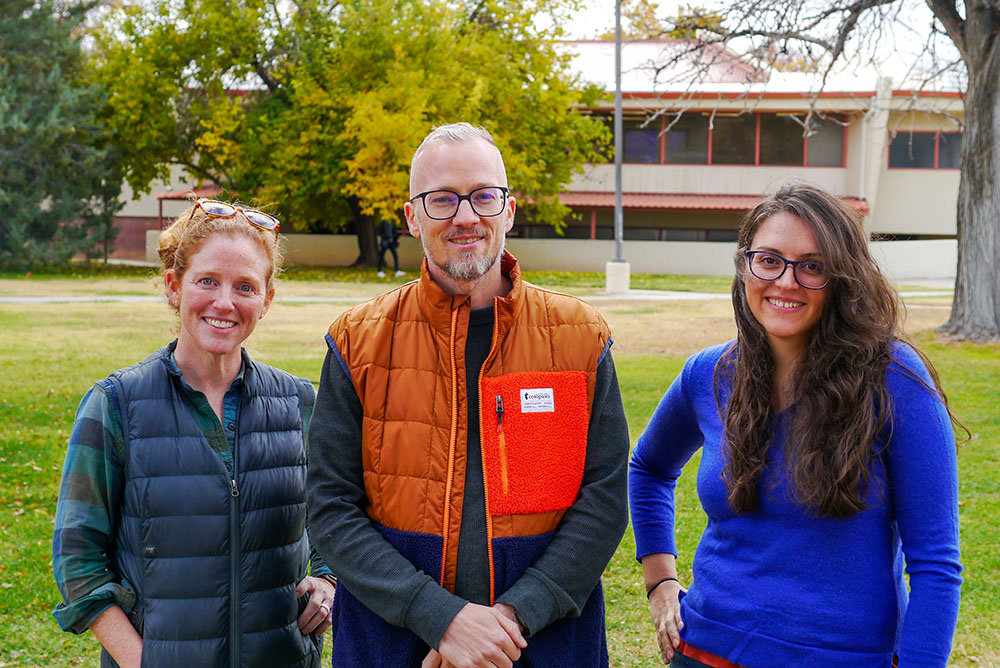 Team of researchers from NMT and NMBGMR: Laura Waters, Alexander Gysi, and Nicole Hurtig 