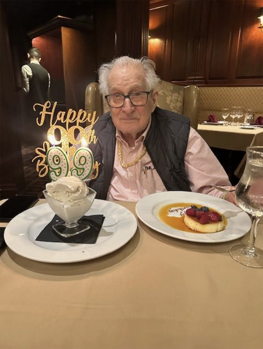 Ken Ford earlier this year at his 99th birthday. Dr. Ford lived to a proud age of 99 and a half.
