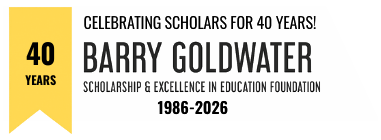 Celebrating Scholars For 40 Years! Barry Goldwater Scholarship & Excellence In Education Foundation 1986-2026