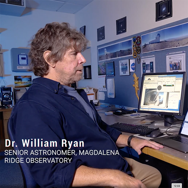 Bill Ryan on the computers