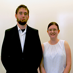 Debate winners Jonathan and Ria Kidner