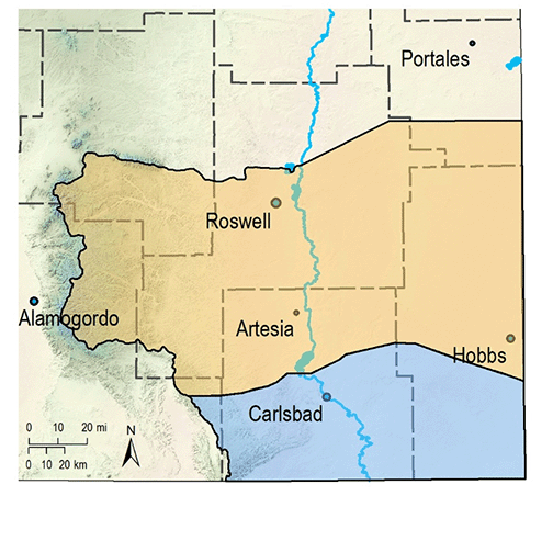 Delaware Basin map