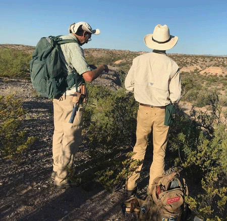 Geologists in the field
