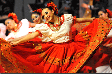 Mariachi dancers