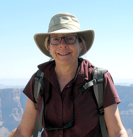 Peggy Barroll in the field