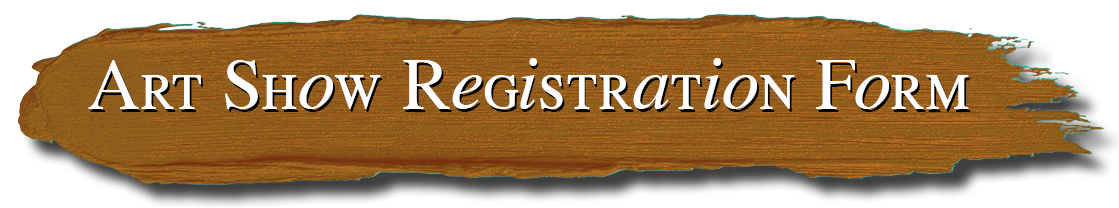 Art Show Registration Form