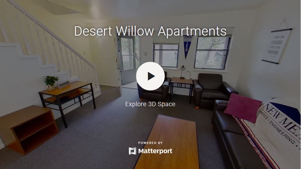 DWA show room apartment example (townhouse). All units are identical in layout.